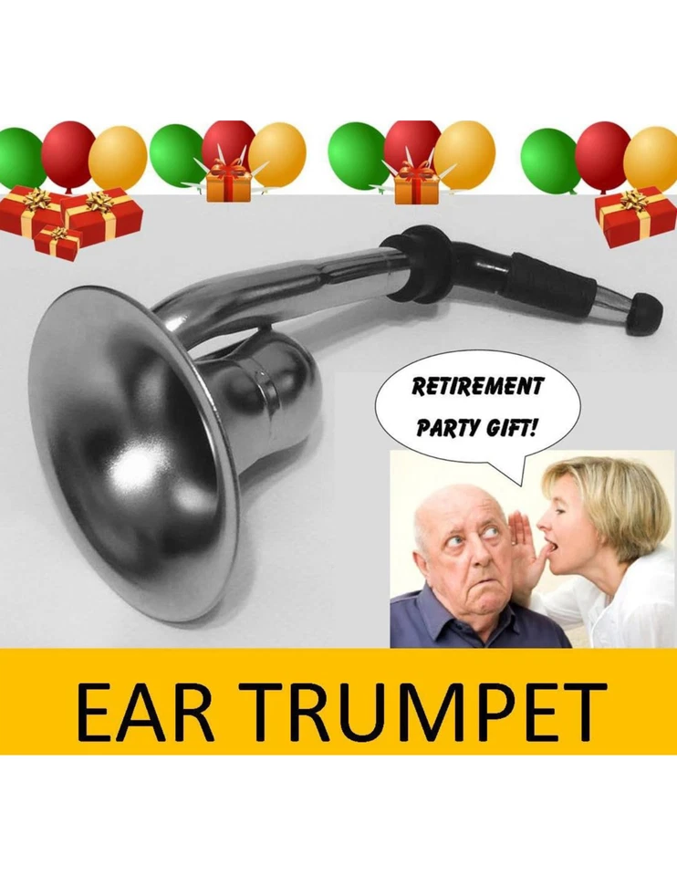 Cuerno trompeta oreja original del tío Russ - pequeño - HECHO Y ENVIADO DESDE EE. UU. Foto 2 de 4