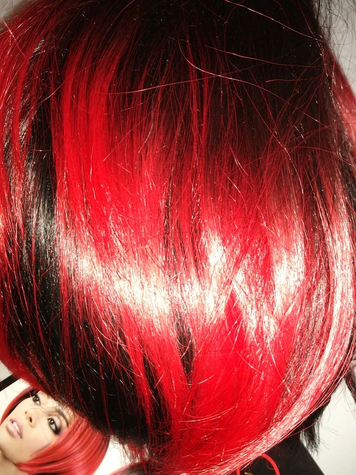 Парик Motown Tress синтетический глубокий изгиб деталь более естественный вид утюг для завивки безопасный - Изображение 2 из 4