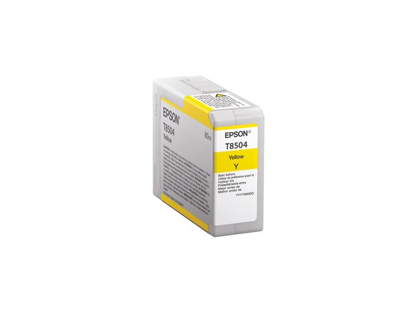Epson T8504 Yellow C13T850400 Tinte 80Ml FüLlmenge-image