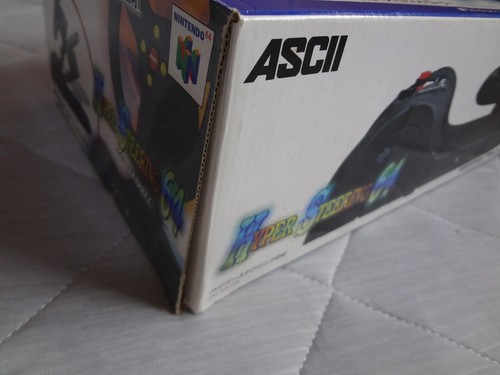 Nintendo 64 Hyper Steering Wheel N64 Controller Ascii Racing boxed Tested Work - Picture 11 of 12