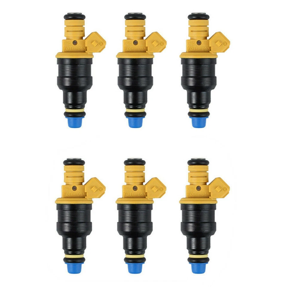 Juego 6 inyectores de combustible para Dodge Ram 1500 Dakota Van 3.9L V6 Upgrade Bosch 4554127 Foto 4 de 4