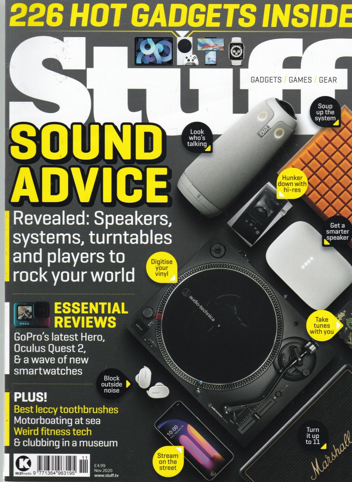 STUFF MAGAZINE NOVEMBER 2020 BRAND NEW
