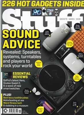 STUFF MAGAZINE NOVEMBER 2020 BRAND NEW