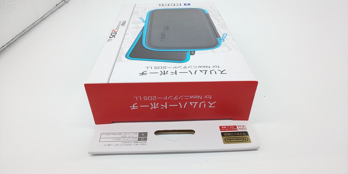 2DS LL compatible Slim Hard Pouch for New Nintendo 2DS LL Black  