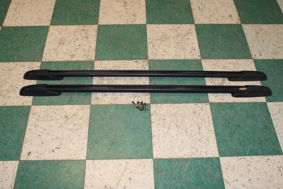 07 13 Avalanche Black Texture Roof Overhead Storage Luggage Rack