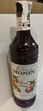 3 PACK Monin Premium Blood Orange Flavoring Syrup 1 Liter 32.8 oz EXP 1/26 U50