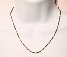 3mm chain necklace Silver Gold Gunmetal Copper Bronze Rose, OR Stainless
