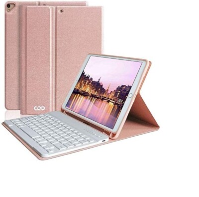 Magnetische kabellose Bluetooth Tastatur Schutzhülle, iPad 10.2 Tastatur Hülle