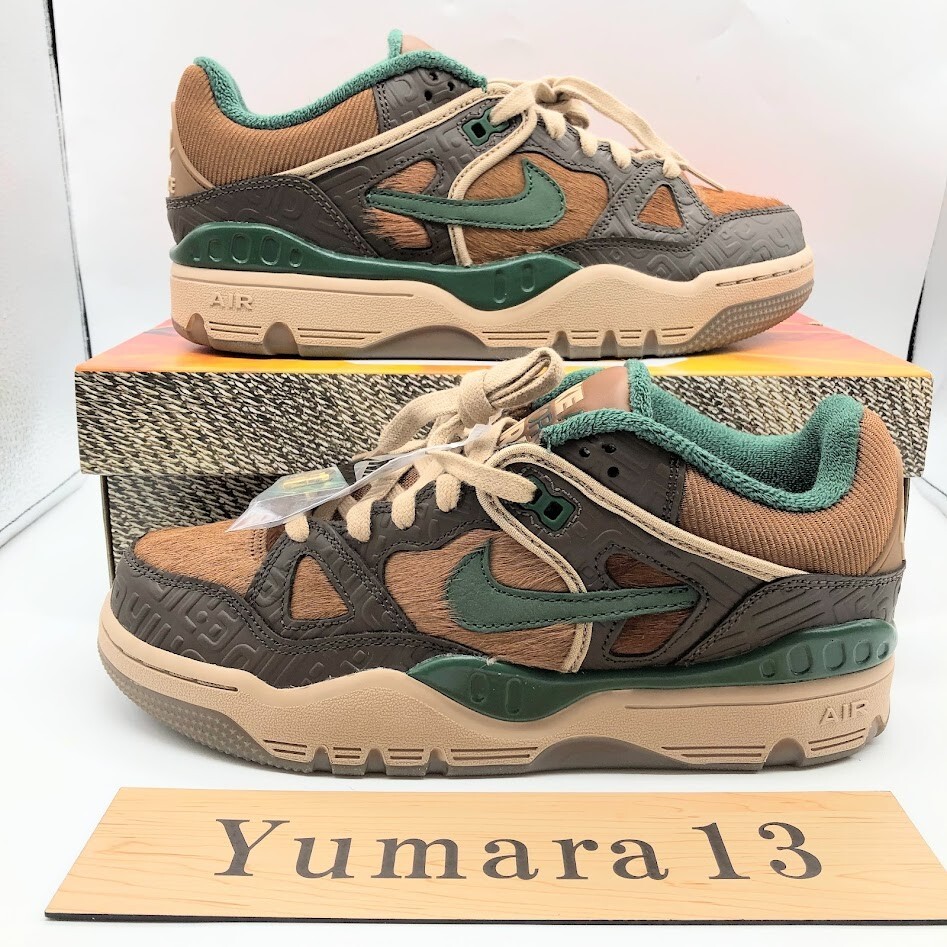 knmen149-0050 NIGO×AIR FORCE 3LOW SP Air Force 3 Low x Nigo 'Baroque Brown and Pecan' (HQ0260-201