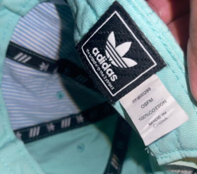Adidas Originals Trefoil Relaxed Fit Strapback Cap/Hat Mint  display picture 2