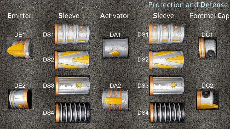 Peças de sabre de luz Disney's Galaxy's Edge sucata de metal QUALQUER PEÇA Savi's Workshop - Imagem 3 de 4