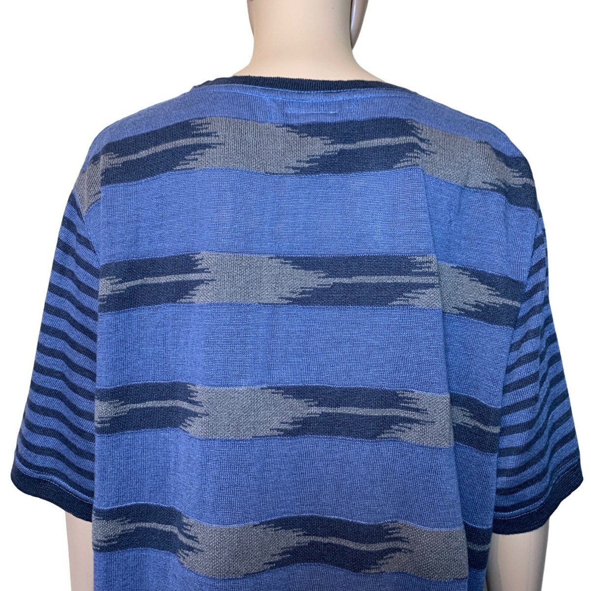 Remi Relief Striped Cotton-blend Jersey T-shirt Top MENS SZ Remi Relief Striped Cotton-blend Jersey T-shirt Top MENS SZ