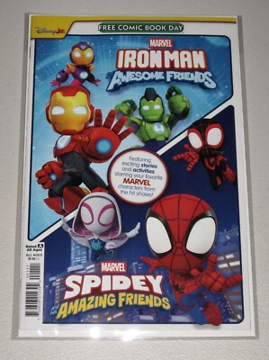 Spidey 2025 FCBD Unstamped & Near Mint! Mylar Bag + Board! 8 pix SUPER Packaging