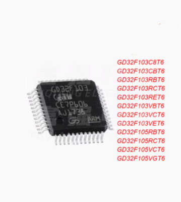 10pcs GD32F103 105 C8T6 CBT6 RBT6 RCT6 RET6 VBT6 VCT6 VET6