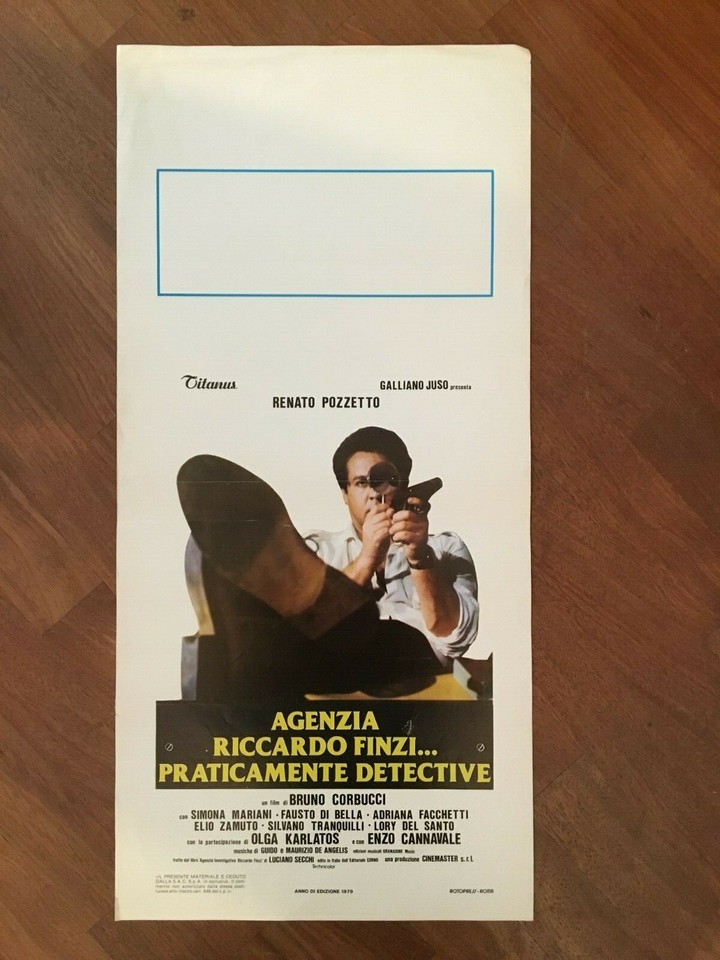 Locandina di Agenzia Riccardo Finzi... praticamente detective (1979)