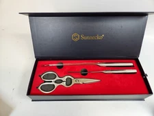 3PCS Kitchen Knives Set Utility Chef'S Knife Damascus Steel Kitchen Scissors