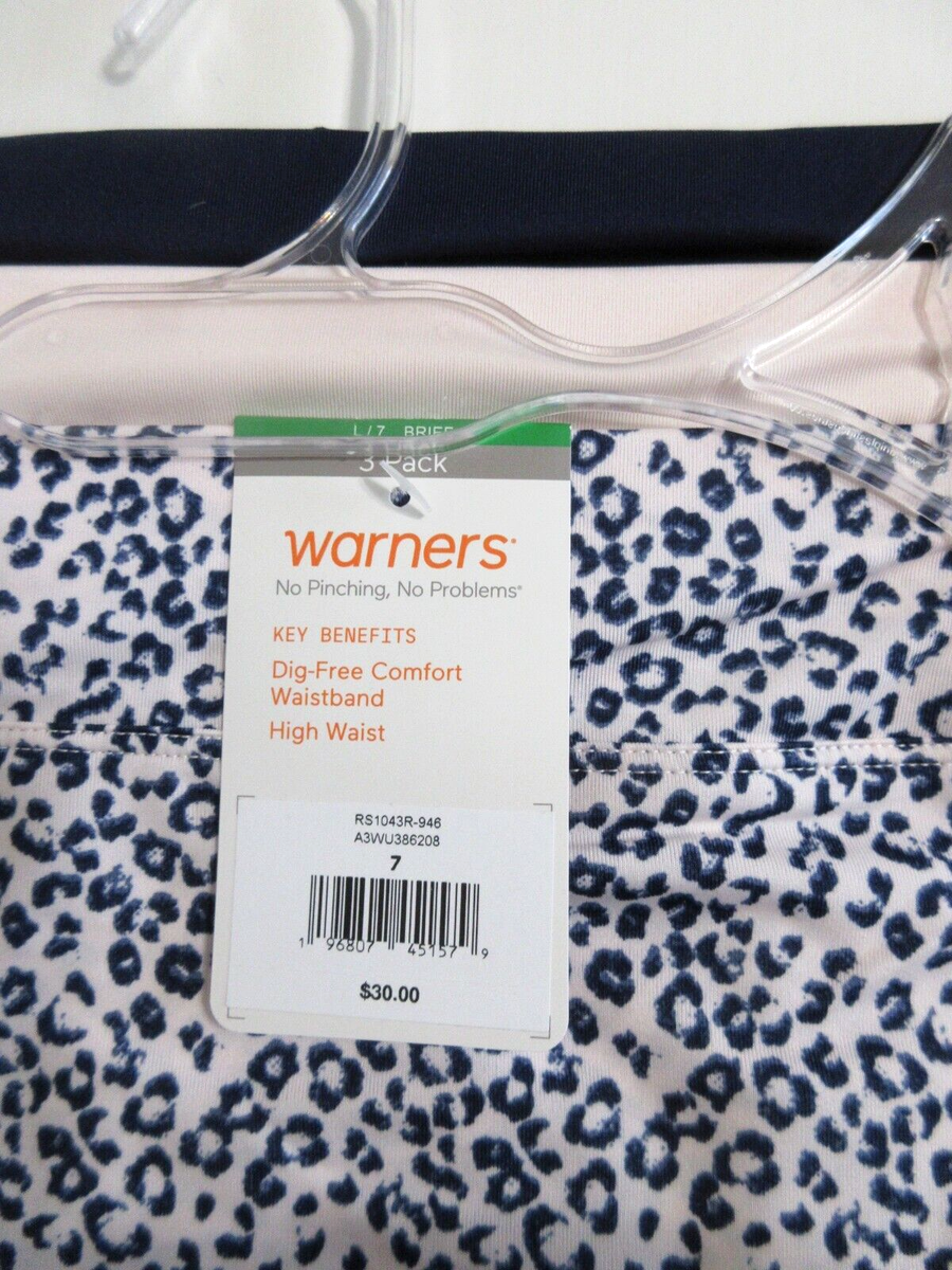 Warners BRIEF Panty 3-Pair Dig Free high waist dig free 1043