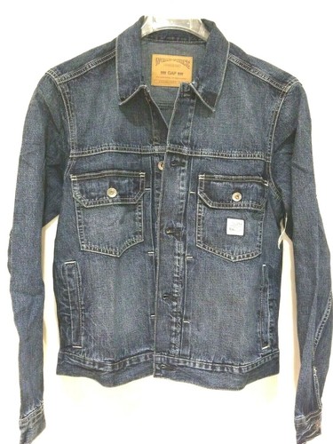 Retro Vintage Men's Denim Jacket MED 