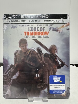 Edge of Tomorrow 4K Steelbook (4K UHD + Bluray) Brand New