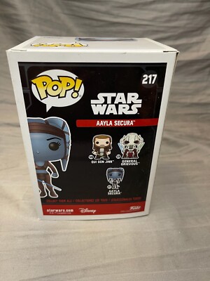 Funko Pop! Star Wars : Aayla Secura 217, édition Smuggler’s Bounty, Neuve