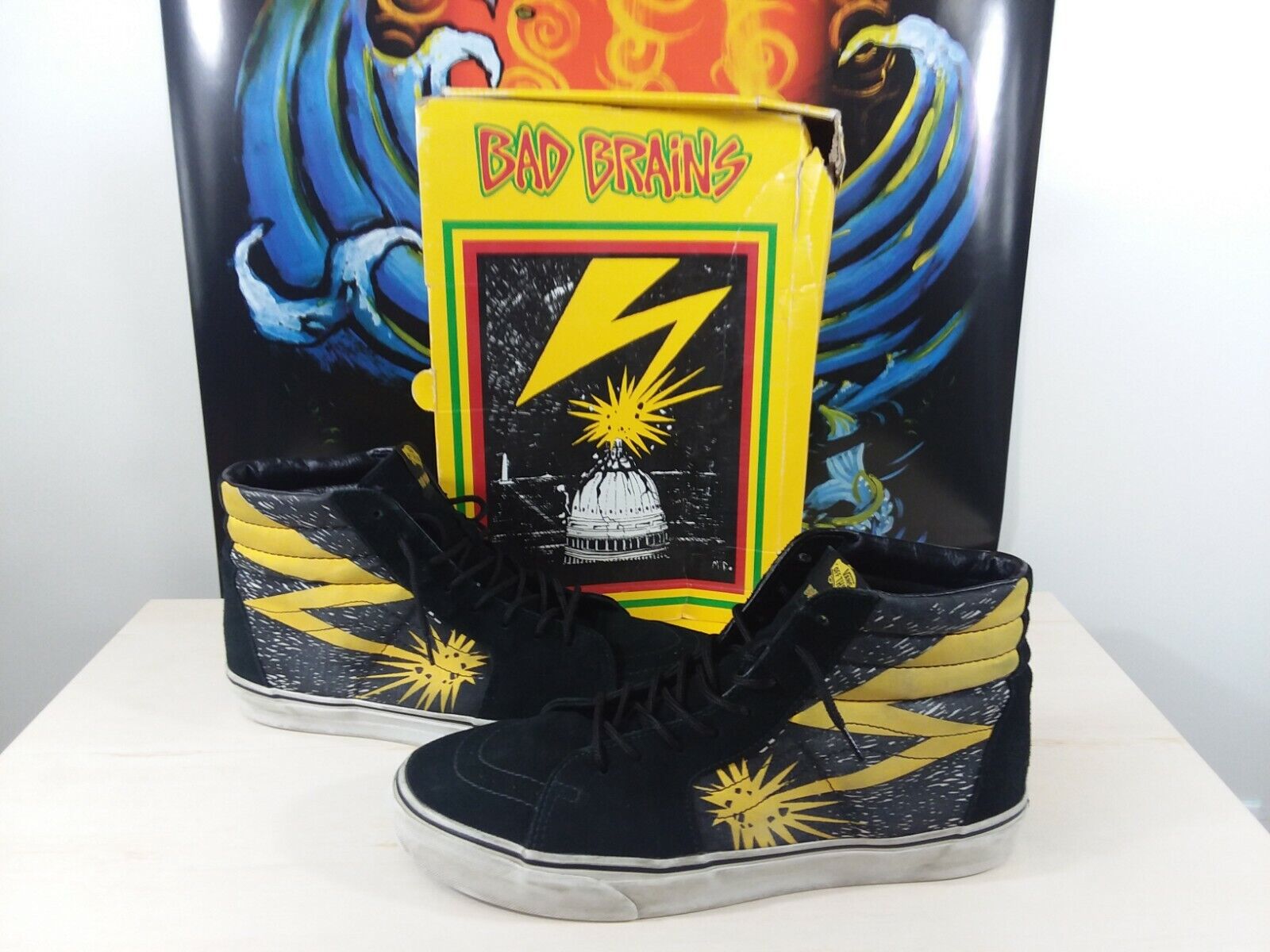 Vans Sk8-hi X Bad Brains "Banned In DC" Hardcore … - image 1