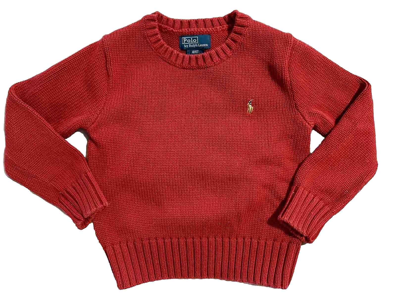 Polo Ralph Lauren 100% Cotton Size 4 Sweaters for Boys