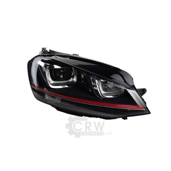 L.E.D Xenon Scheinwerfer D3S/H7 Rechts FüR VW Golf VII 5G1 BE1 Bj. 08/12-12/16-image