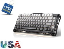 GravaStar Mercury K1 75% Wireless Mechanical Gaming Keyboard, Aluminum Alloy, Ga