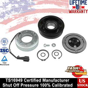 Plate Bearing Coil Pulley For 2006-2009 Dodge Ram A//C AC Compressor Clutch KIT