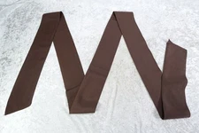 20 NEW Chair Sashes 4" W x 108" L Chocolate Brown Sash Stitched Edge Pointed End