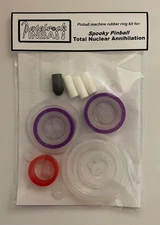 Spooky Pinball Total Nuclear Annihilation Pinball Silicone Rubber Ring Kit