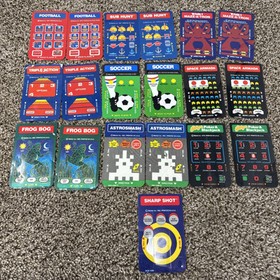 Intellivision Video Game Cartridges Lot Of 10 Games With Overlays Tested