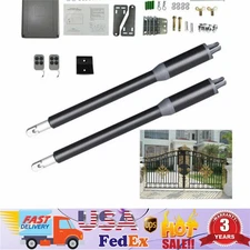 Electric Automatic Arm Dual Swing Gate Opener Heavy Duty Kit Remote Control NEW