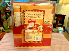 Deluxe kitchen organizer set has assortment o...