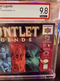 Brand New Sealed PSA 9.8 A++ Graded Nintendo 64 N64 Gauntlet Legends NOT CGC VGA