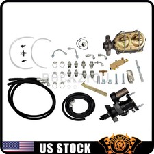 Universal Hydro Hydraulic Brake Power Booster Master Cylinder Disc Drum Hose New