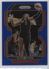2022 Panini Prizm WNBA Blue Prizm 104/149 A'ja Wilson #39 0c3