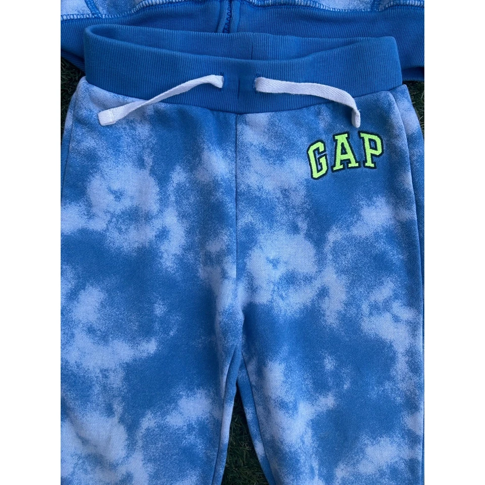 Sudadera Gap Kids 2 Piezas - Estampado Nube Azul - Niño Pequeño Talla 5 Foto 3 de 4