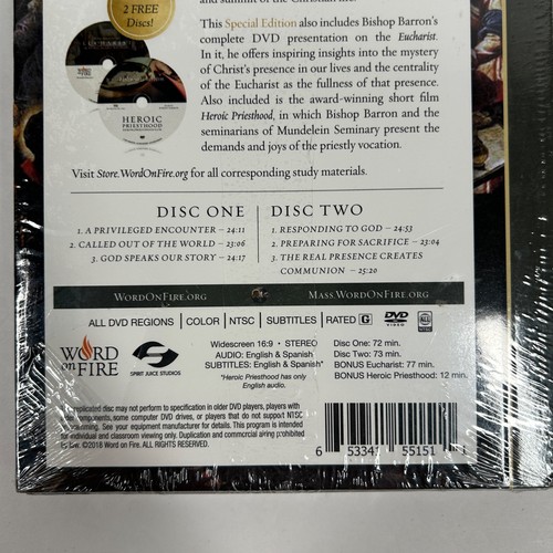 The Mass DVD Bishop Robert Barron Special Edition Word On Fire New Sealed - Picture 2 of 5