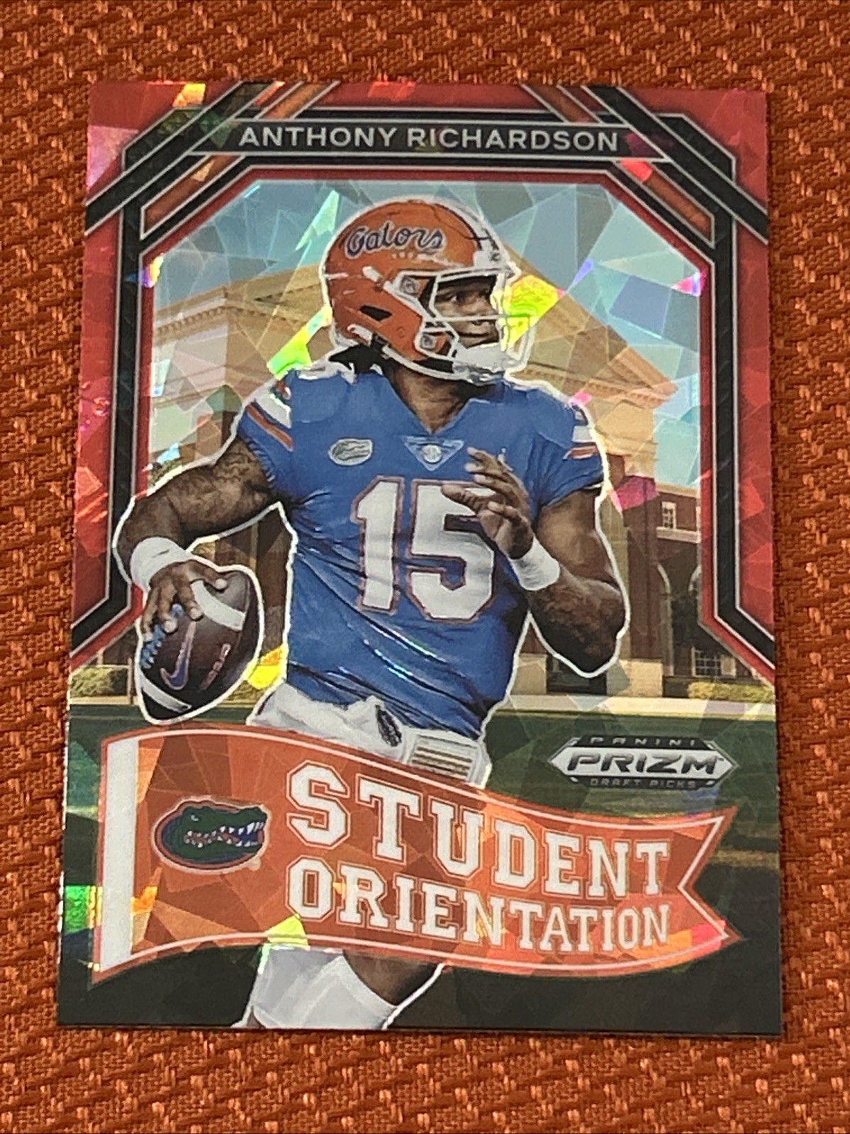 Anthony Richardson #SO-4 Football Cards 2023 Panini Prizm Draft Picks Student Orientation trading card — raw and PSA graded price guide