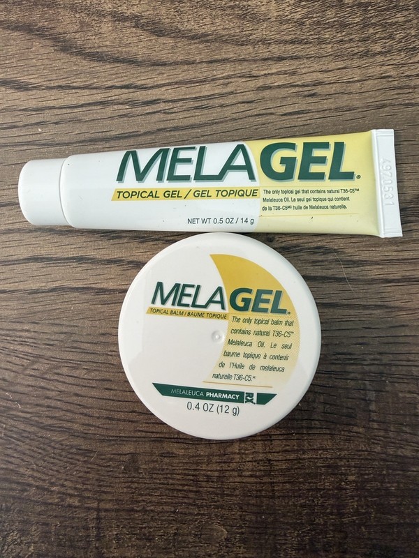 Melaleuca MelaGel Topical Balm .4oz And Disco Melagel Dúo