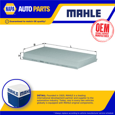 Pollen / Cabin Filter fits LAND ROVER DISCOVERY Mk3 4.4 04 to 09 Mahle JKR500010
