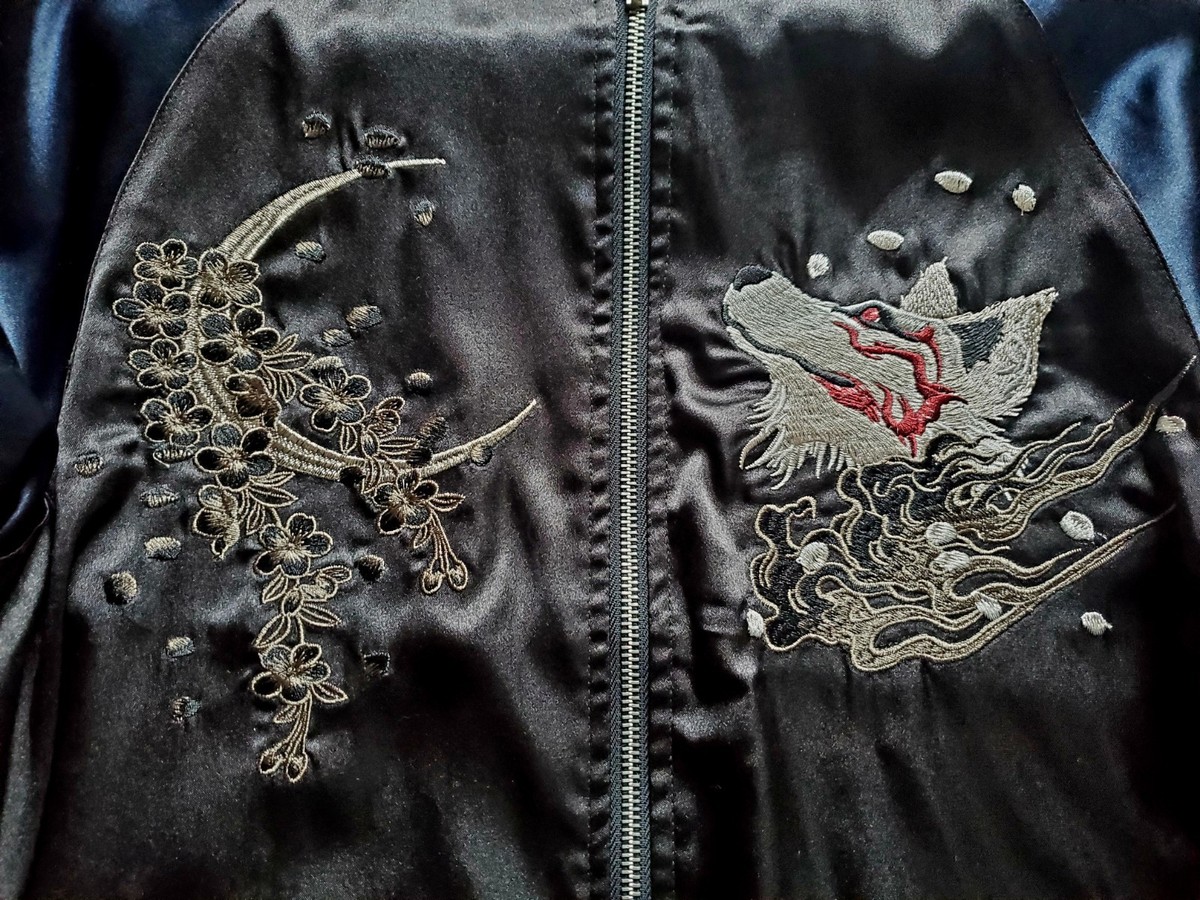 ONI DENIM - WOLF & MOON SUKAJAN JACKET L Souvenir Toyo Flat Head
