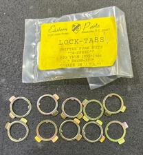EASTERN M/C PARTS SHIFT FORK NUT LOCK TABS A-34180-33 QTY 10