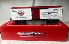 S Scale American Flyer 6-48324 50th Anniversary Commemorative Box Car 1946-1996