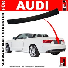Lackschutzfolie Ladekantenschutz für Audi A5 Cabrio 8F 2009-2016 Schwarz matt