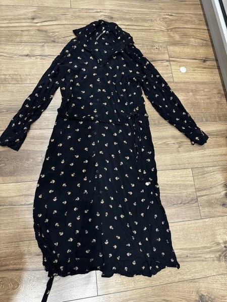Women Pepe Jeans Dress Black Polyester XS