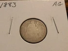 1883 Seated Liberty Dime ~ AG condition ~ 90% silver