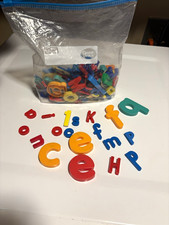 Assorted Alphabet Number Magnetic Letters Lot, Assorted Colors, Ages 3-7
