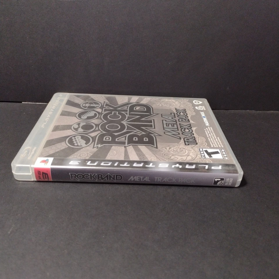 Rock Band: Metal Track Pack (Sony PlayStation 3, 2009) Complete W/ Manual - Image 3 of 4